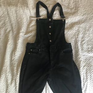 pacsun black overalls